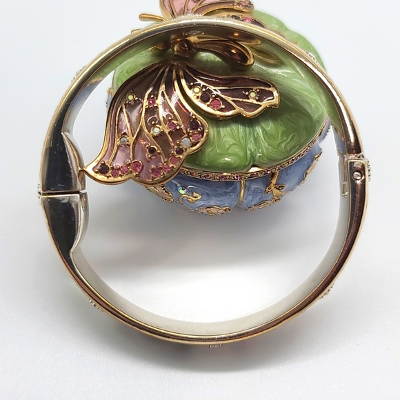 Brighton CAPPELLA Art Deco Bangle w Hinged Magnetic Closure! - Picture 11 of 14